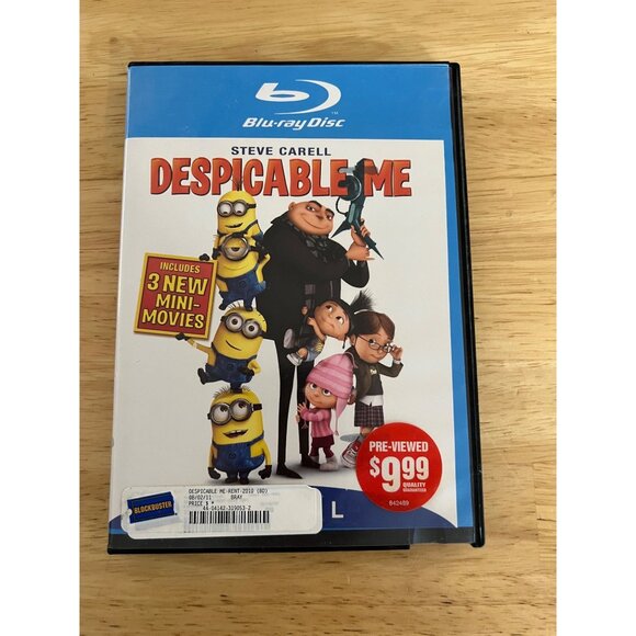 Despicable Me Blu-Ray DVD Movie With 3 Mini Movies - Picture 1 of 5